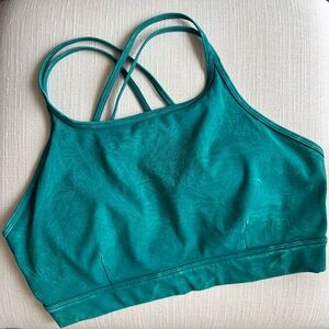 JoyLab - Crossback Sports Bra - Teal Acid Wash - Size M